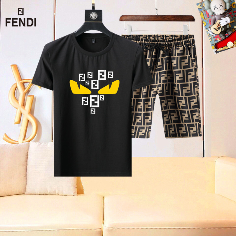 Wholesale High-quality Brands F.endi Short Sleeve Replica Designer Tracksuits for sale