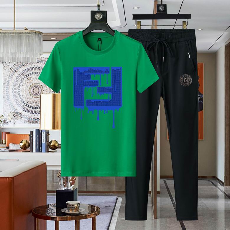 Wholesale High-quality Brands F.endi Short Sleeve Replica Designer Tracksuits for sale