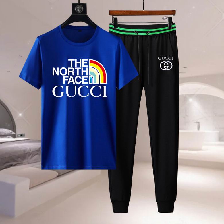Wholesale Cheap G ucci Short Sleeve Designer Tracksuit for Sale