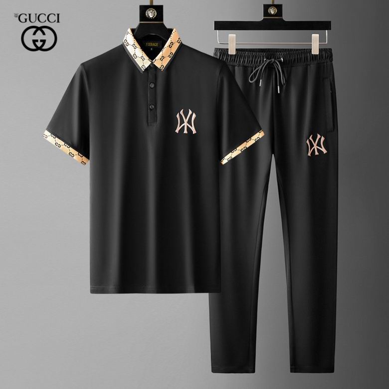 Wholesale Cheap G ucci Short Sleeve Tracksuits for Sale