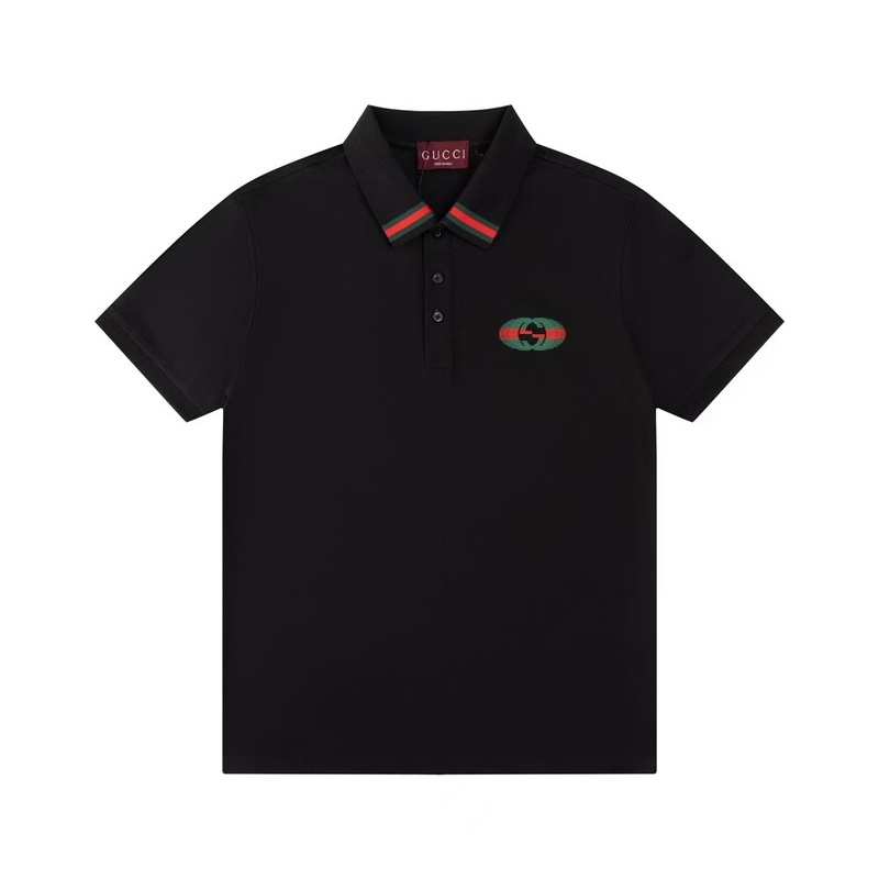 Wholesale High-quality G.ucci Short Sleeve Lapel Replica T-Shirts for sale