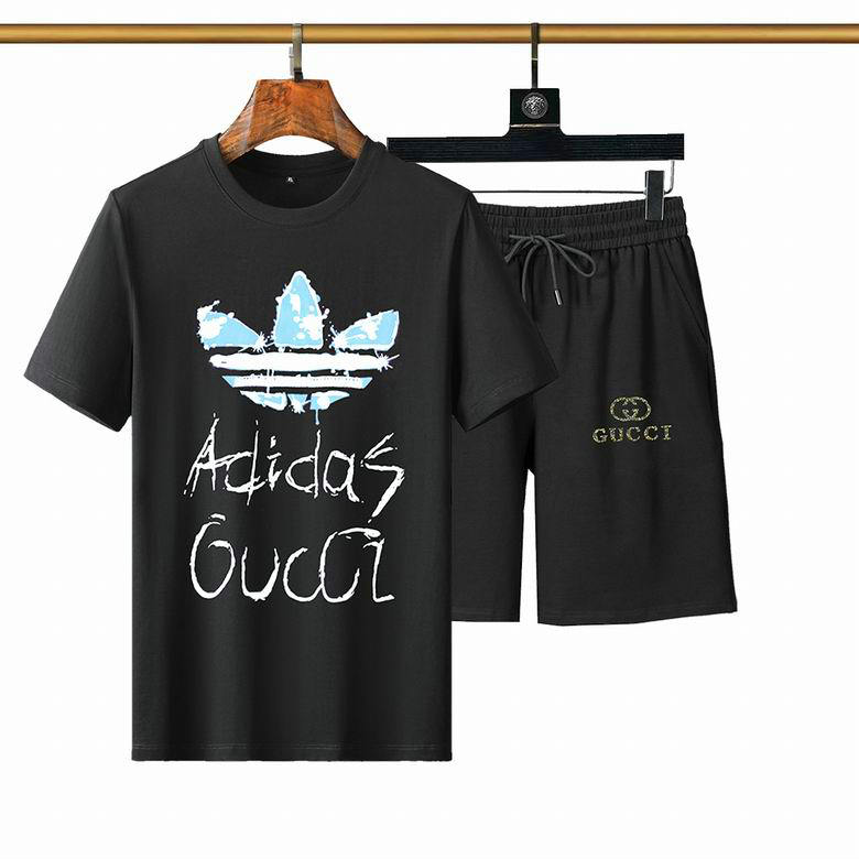 Wholesale Cheap Gucci Short Sleeve Tracksuit mens for Sale