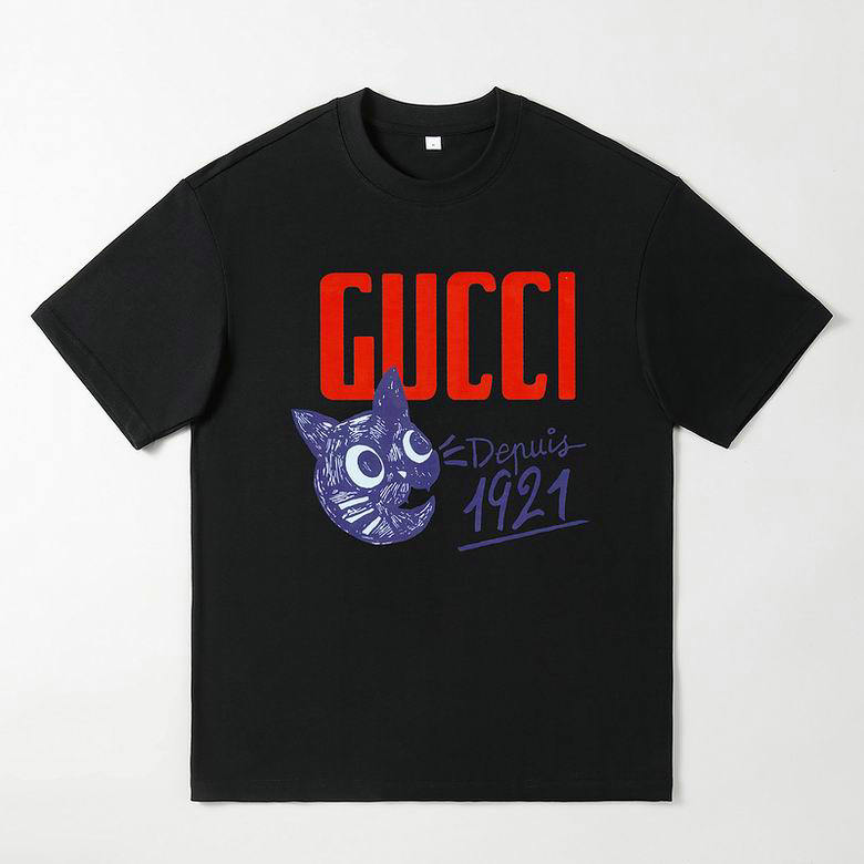 Wholesale Cheap G ucci Short Sleeve T Shirts for Sale