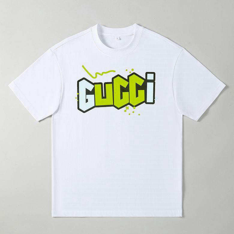 Wholesale Cheap G ucci Short Sleeve T Shirts for Sale