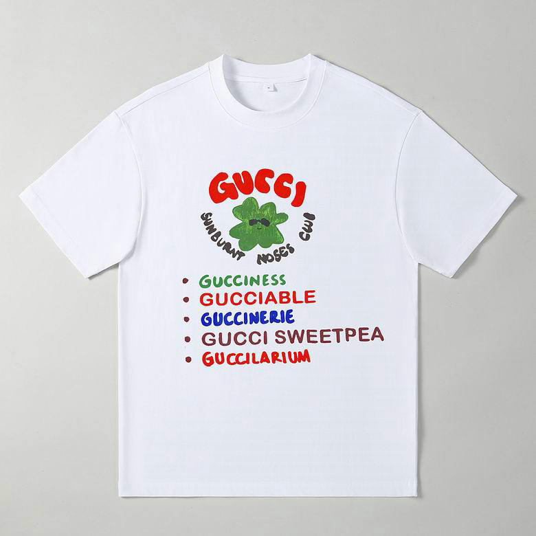 Wholesale Cheap G ucci Short Sleeve T Shirts for Sale