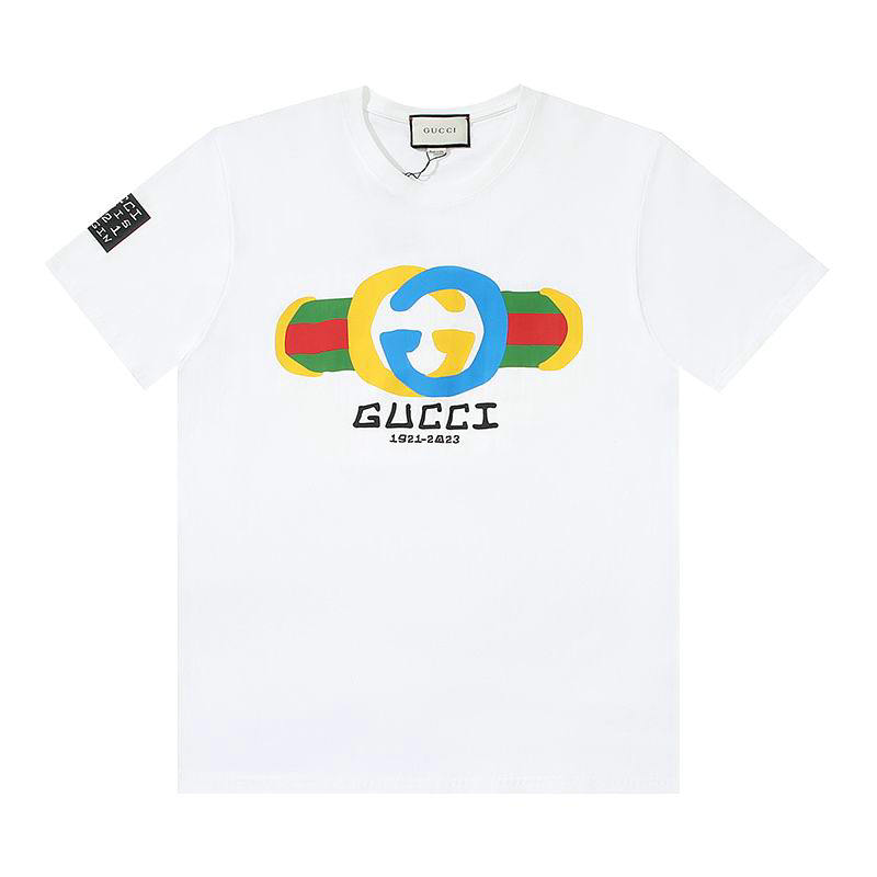 Wholesale Cheap G ucci mens Short Sleeve T shirts for Sale