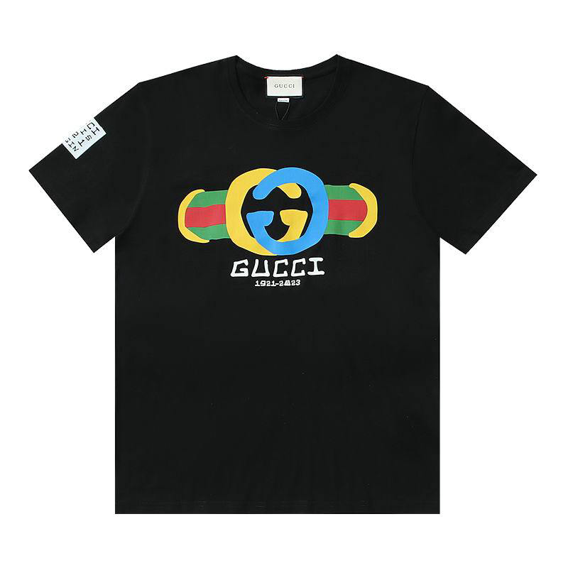 Wholesale Cheap G ucci mens Short Sleeve T shirts for Sale