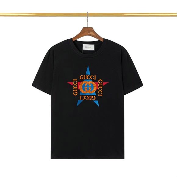 Wholesale Cheap G ucci mens Short Sleeve T shirts for Sale