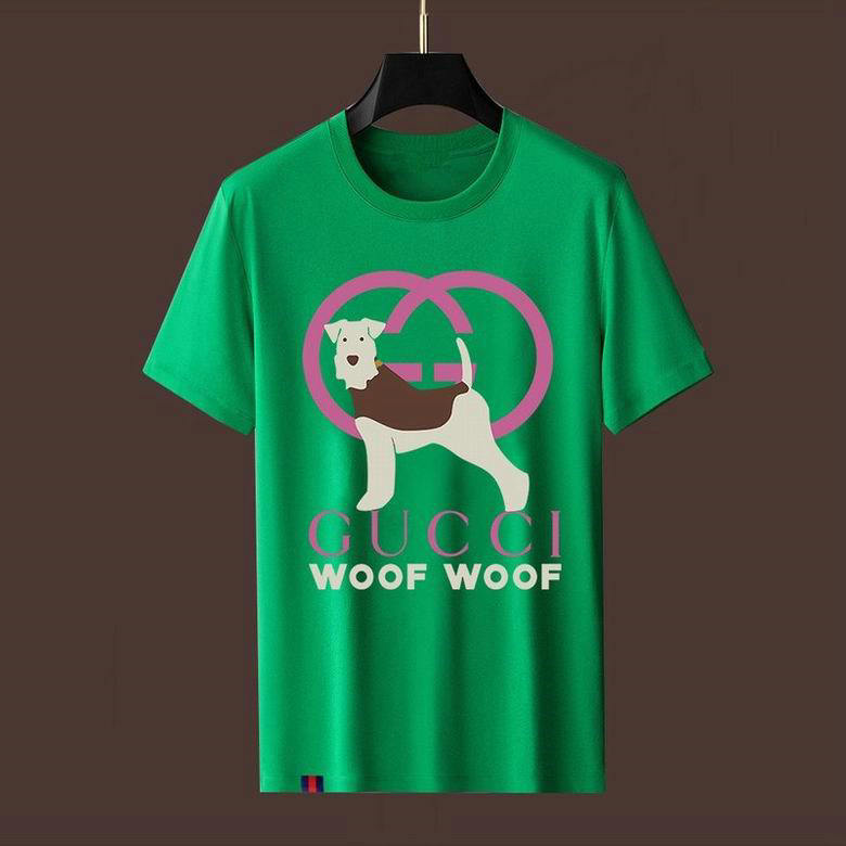 Wholesale Cheap G ucci men Short Sleeve T Shirts for Sale