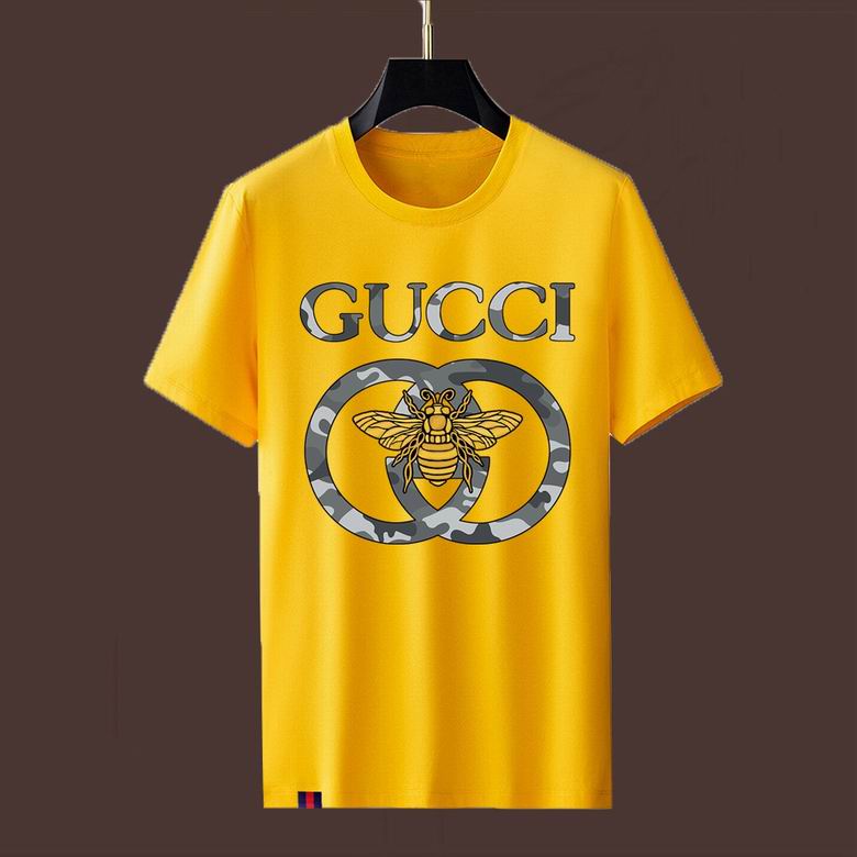 Wholesale Cheap G ucci Short Sleeve T Shirts for Sale