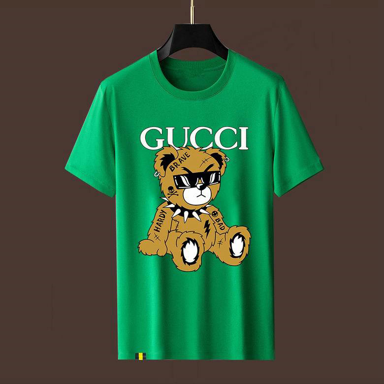Wholesale Cheap Gucci Short Sleeve men T Shirts for Sale