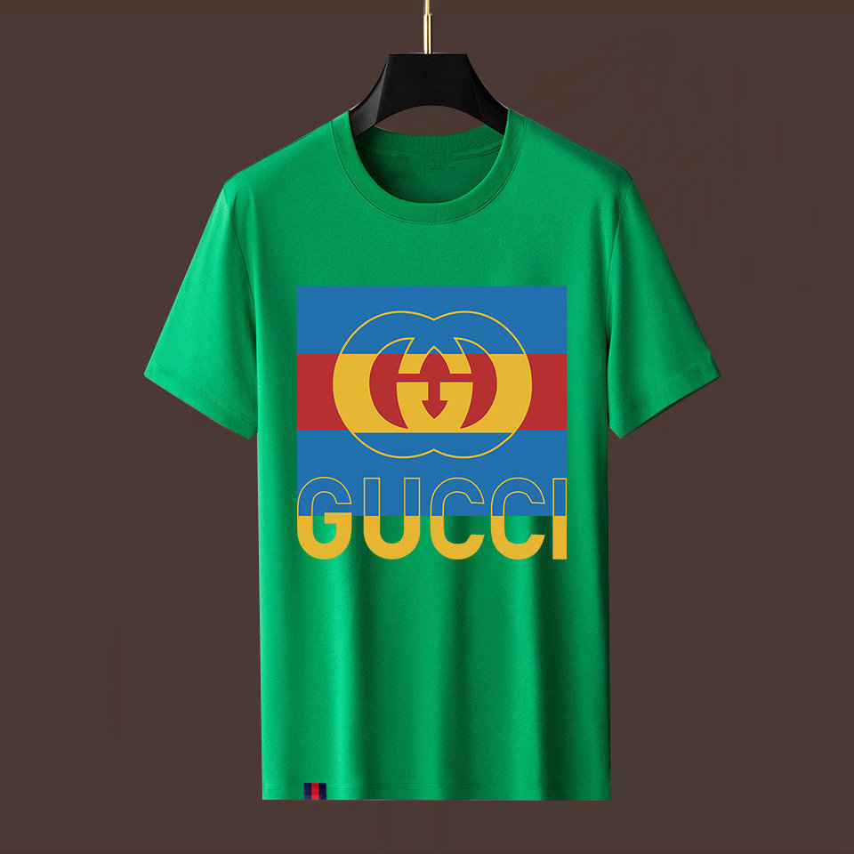 Wholesale Cheap Gucci Short Sleeve men T Shirts for Sale