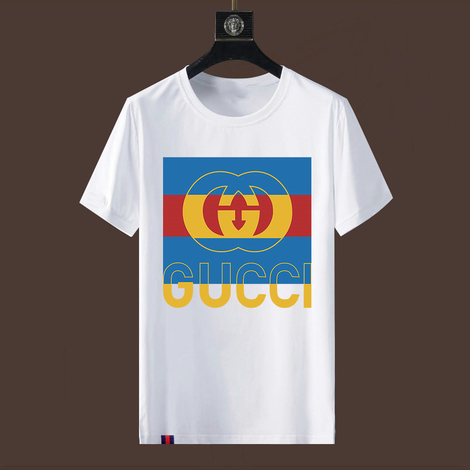 Wholesale Cheap Gucci Short Sleeve men T Shirts for Sale