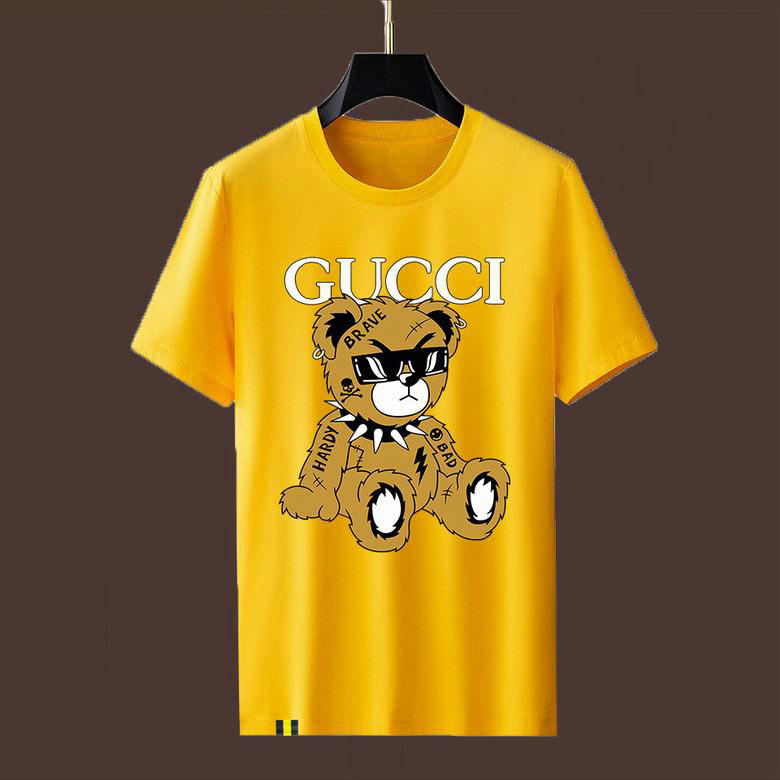Wholesale Cheap Gucci Short Sleeve men T Shirts for Sale