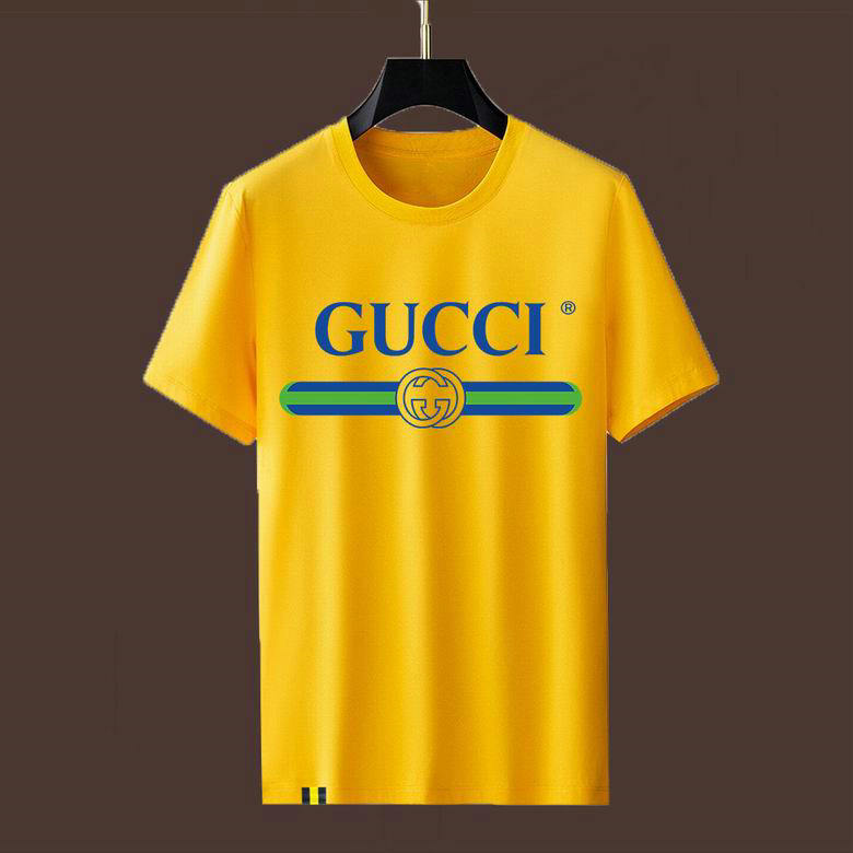 Wholesale Cheap Gucci Short Sleeve men T Shirts for Sale