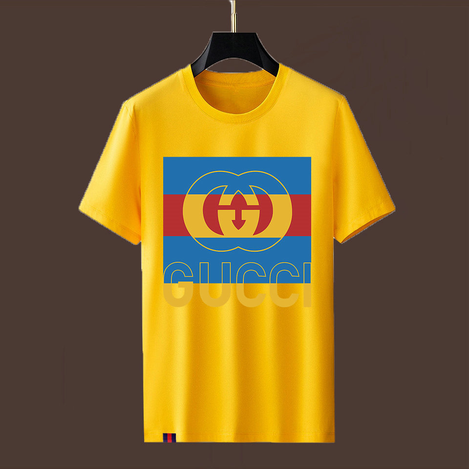 Wholesale Cheap Gucci Short Sleeve men T Shirts for Sale