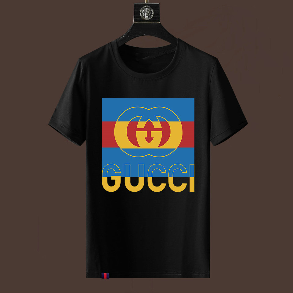 Wholesale Cheap Gucci Short Sleeve men T Shirts for Sale