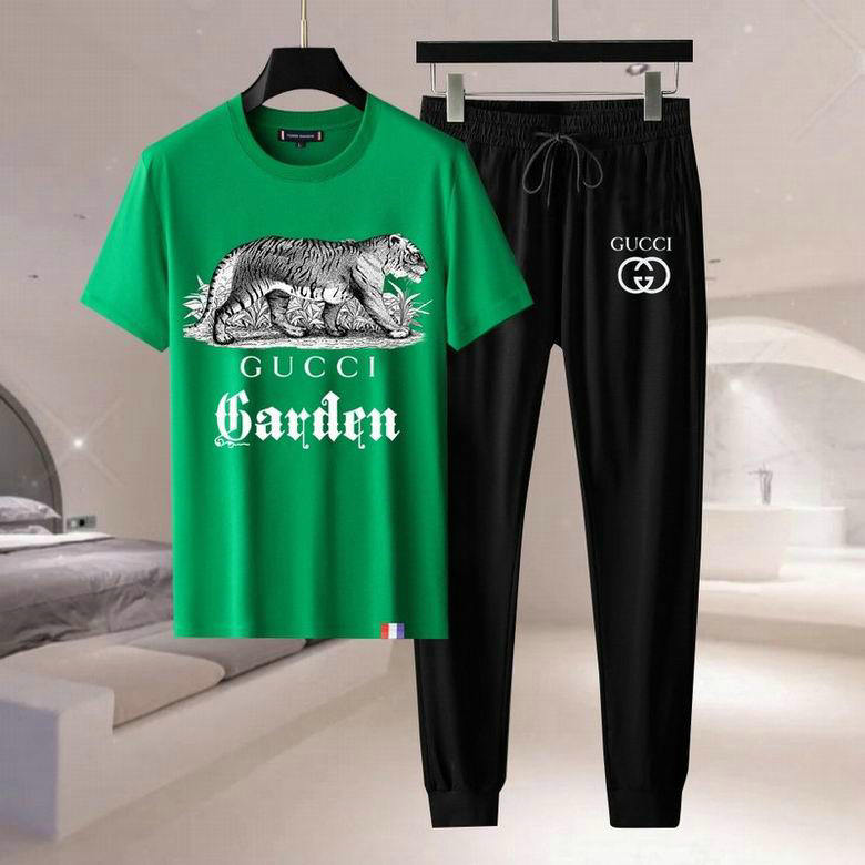 Wholesale Cheap Gucci Short Sleeve Tracksuits for Sale
