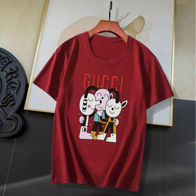 Wholesale Cheap G ucci Short Sleeve T Shirts for Sale