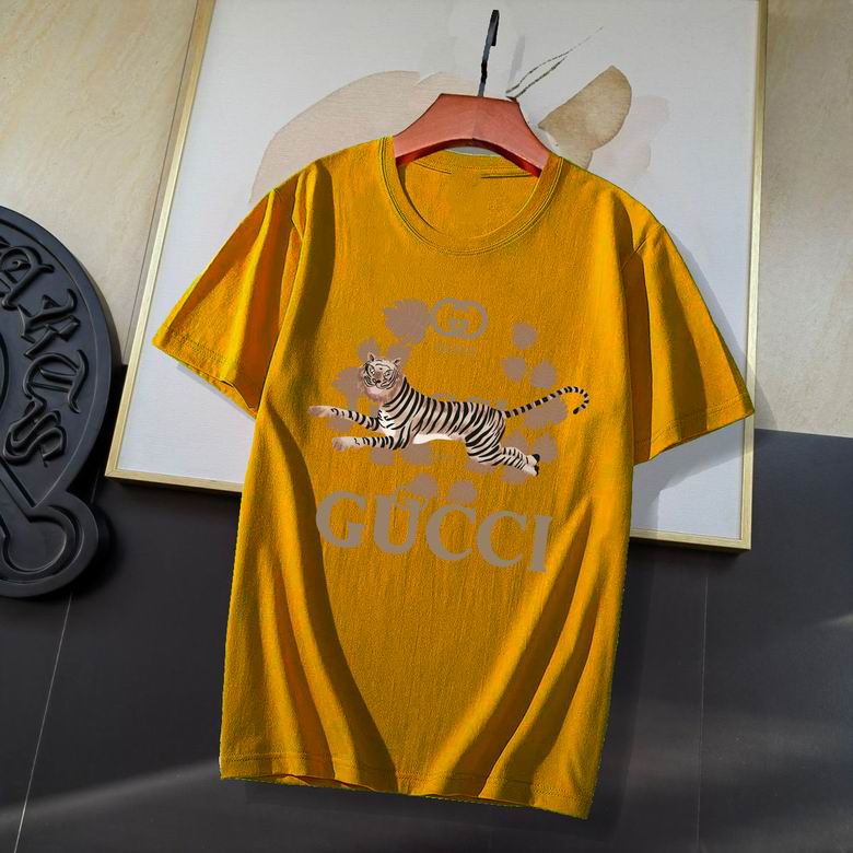 Wholesale Cheap G ucci Short Sleeve T Shirts for Sale