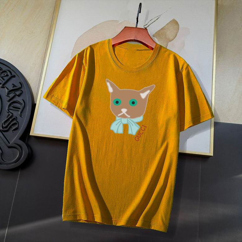 Wholesale Cheap G ucci Short Sleeve T Shirts for Sale