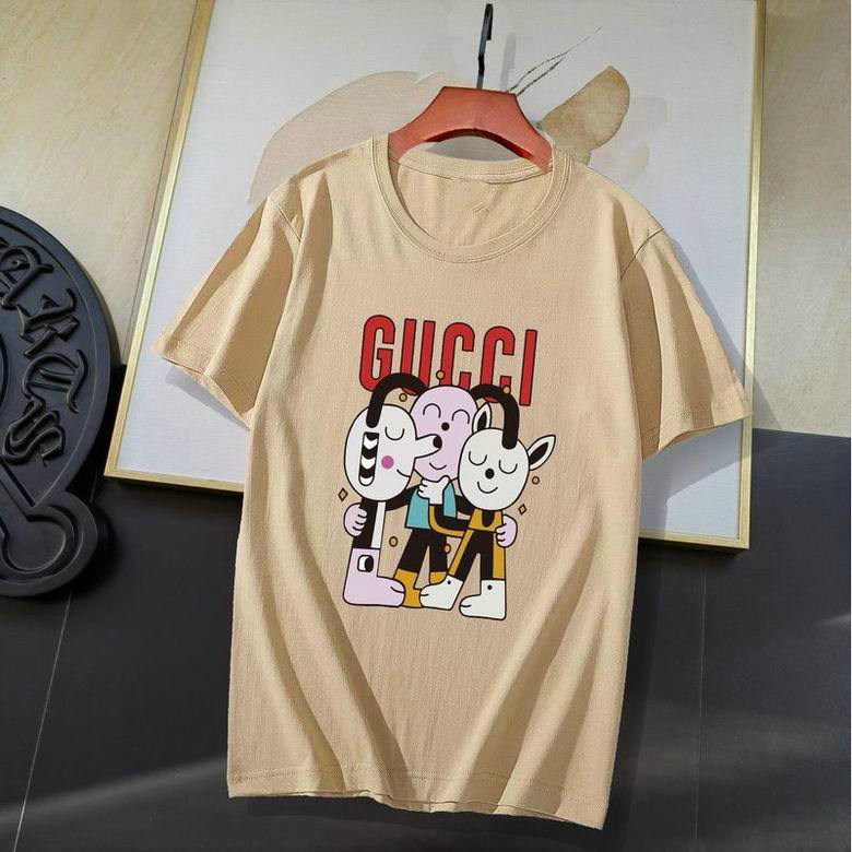 Wholesale Cheap G ucci Short Sleeve T Shirts for Sale
