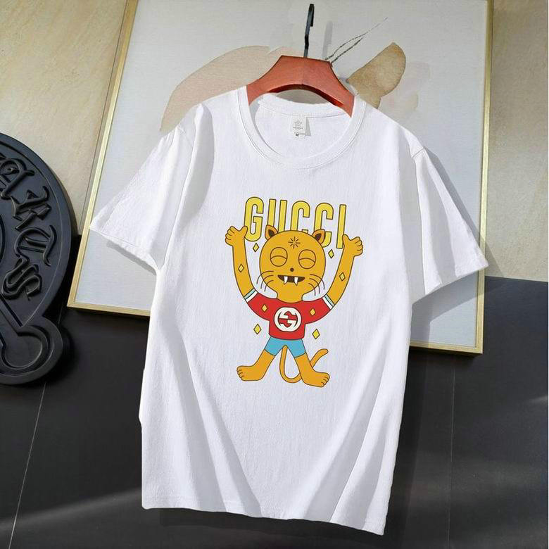 Wholesale Cheap G ucci Short Sleeve T Shirts for Sale