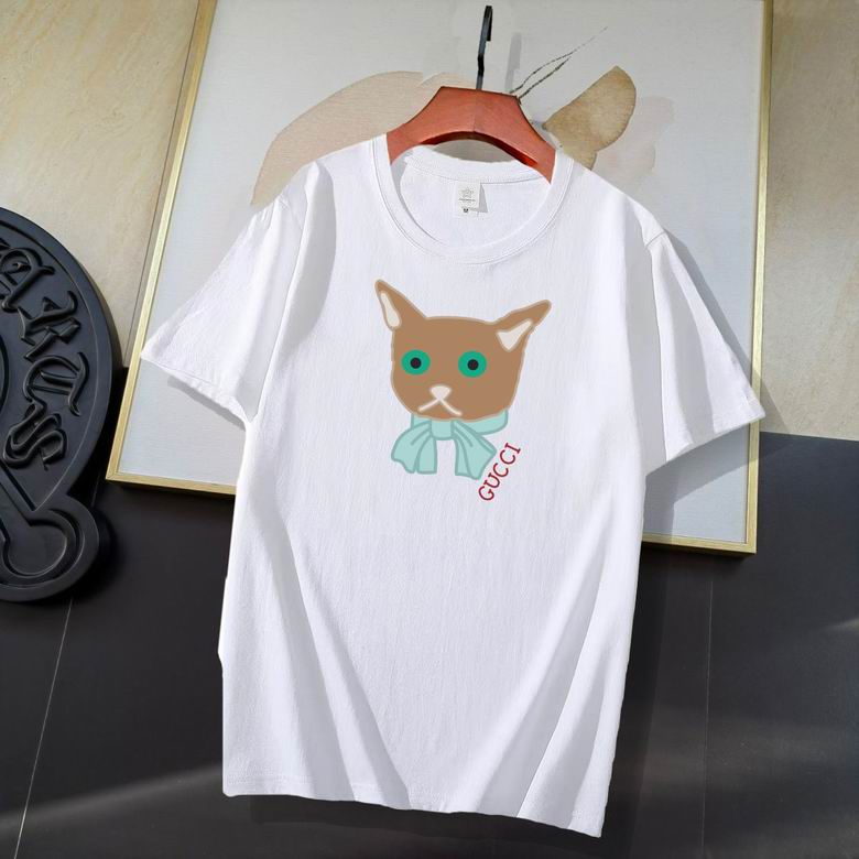 Wholesale Cheap G ucci Short Sleeve T Shirts for Sale