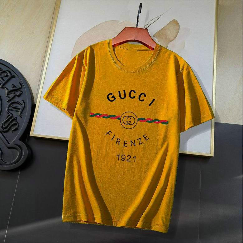 Wholesale Cheap G ucci Short Sleeve T Shirts for Sale