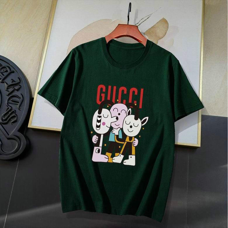 Wholesale Cheap G ucci Short Sleeve T Shirts for Sale