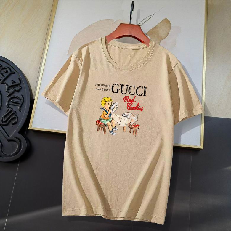 Wholesale Cheap G ucci Short Sleeve T Shirts for Sale