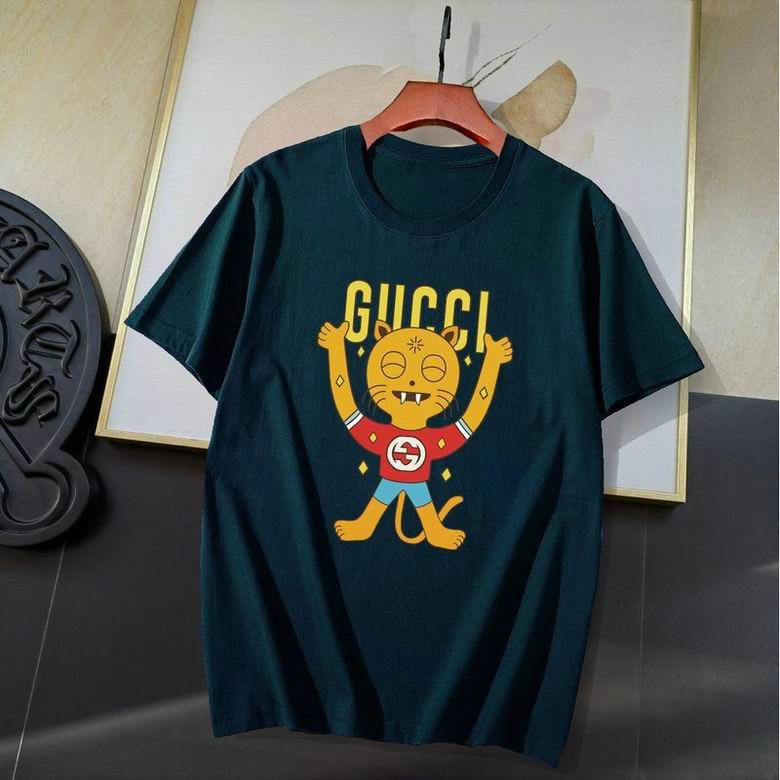 Wholesale Cheap G ucci Short Sleeve T Shirts for Sale