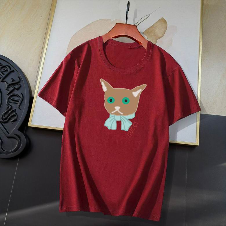 Wholesale Cheap G ucci Short Sleeve T Shirts for Sale