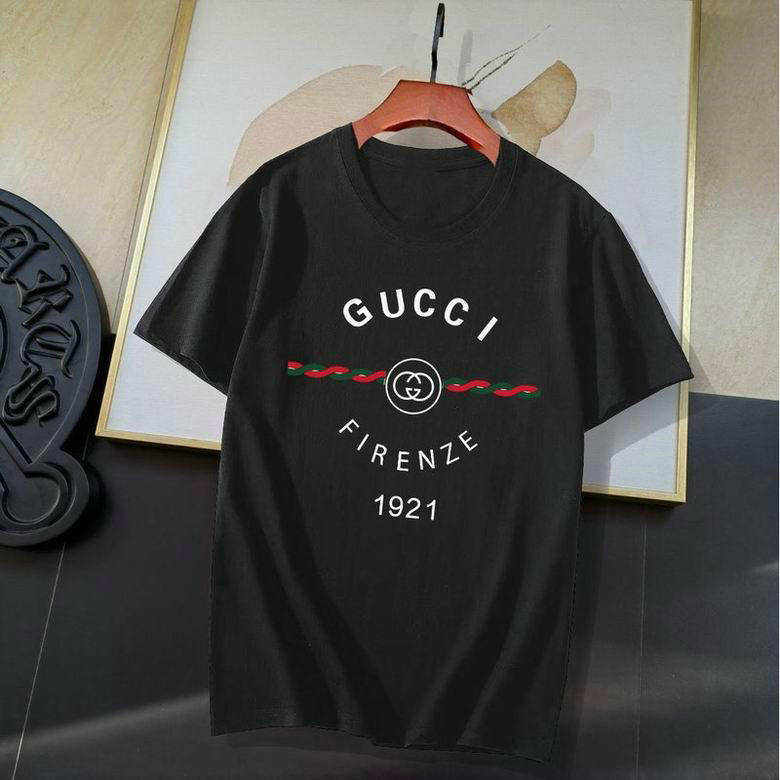 Wholesale Cheap G ucci Short Sleeve T Shirts for Sale