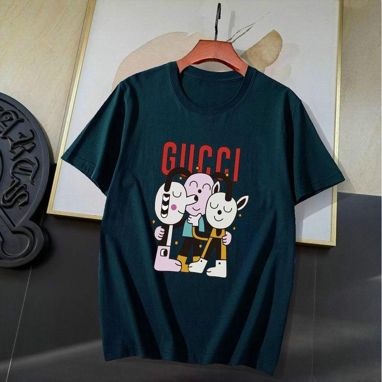 Wholesale Cheap G ucci Short Sleeve T Shirts for Sale