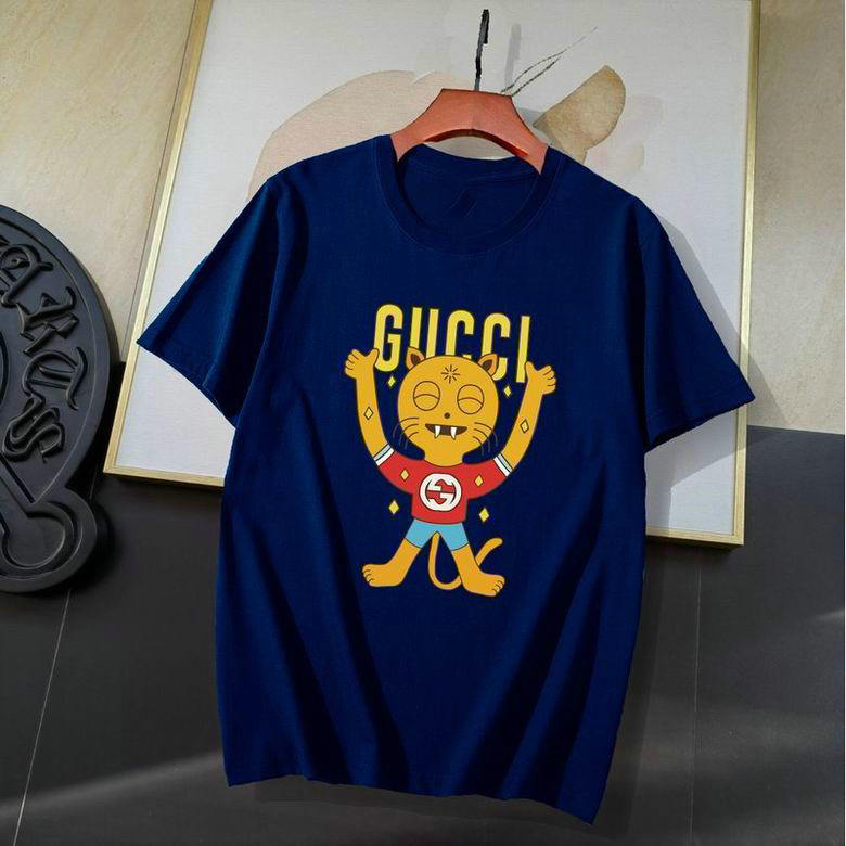 Wholesale Cheap G ucci Short Sleeve T Shirts for Sale