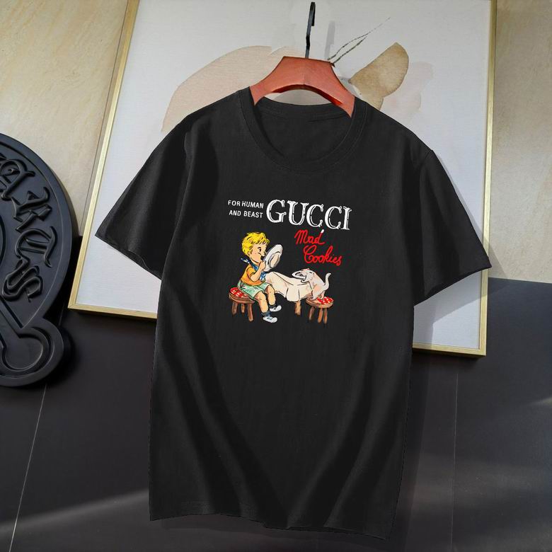 Wholesale Cheap G ucci Short Sleeve T Shirts for Sale