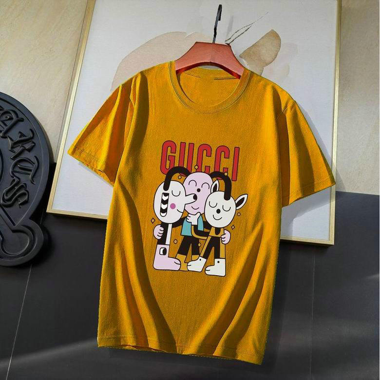 Wholesale Cheap G ucci Short Sleeve T Shirts for Sale