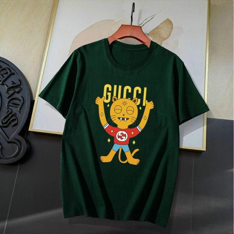 Wholesale Cheap G ucci Short Sleeve T Shirts for Sale