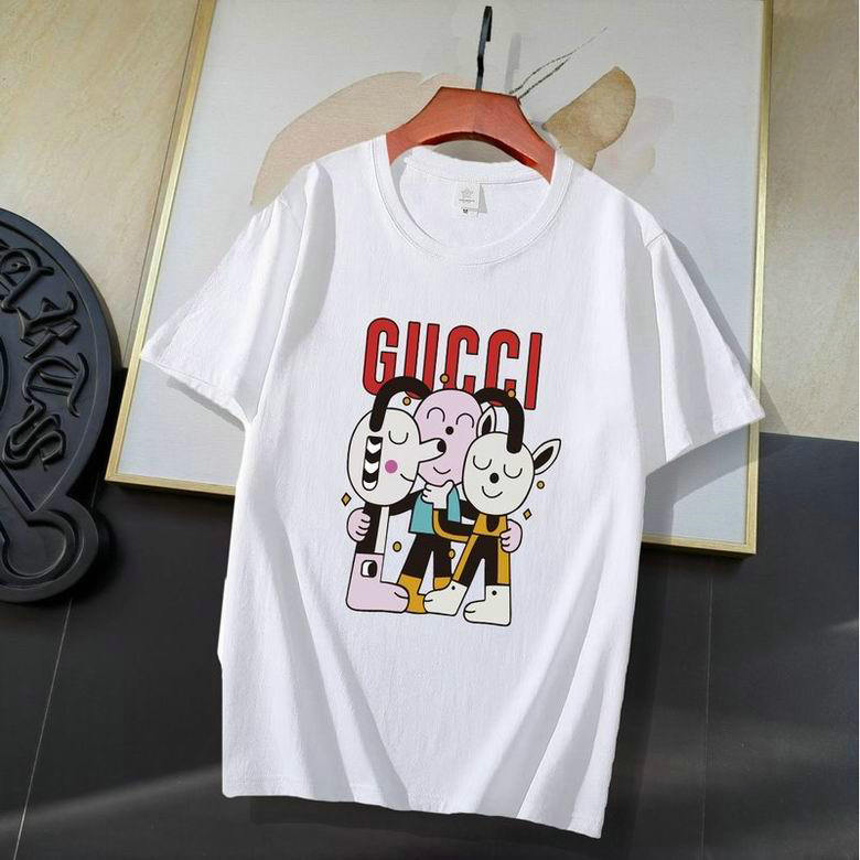 Wholesale Cheap G ucci Short Sleeve T Shirts for Sale