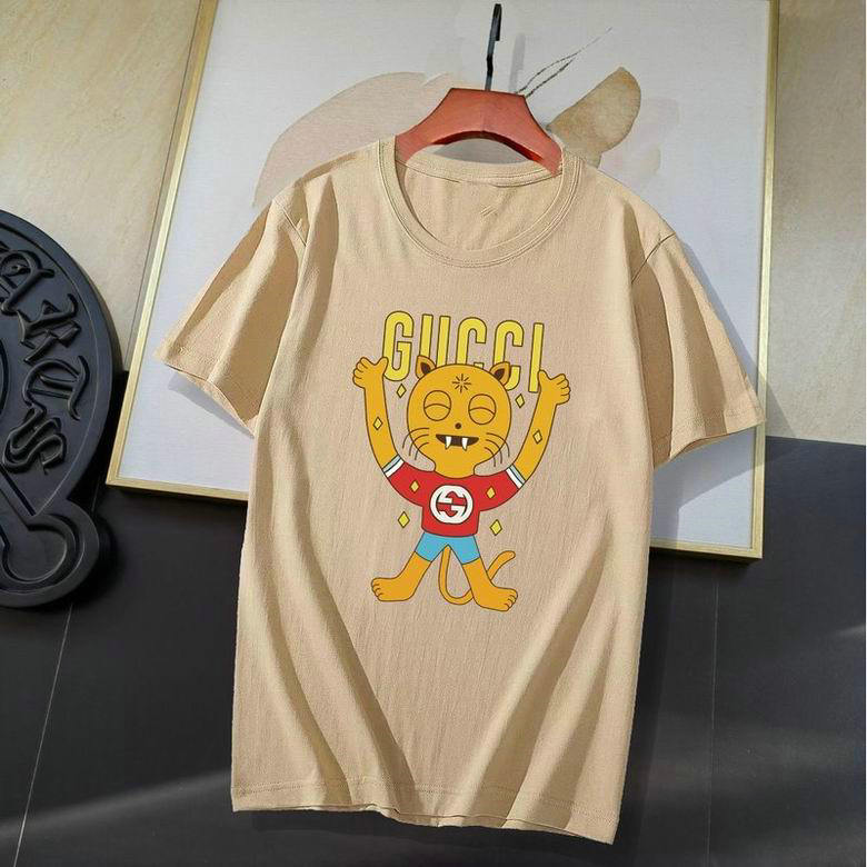 Wholesale Cheap G ucci Short Sleeve T Shirts for Sale