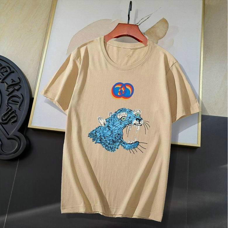 Wholesale Cheap G ucci Short Sleeve T Shirts for Sale