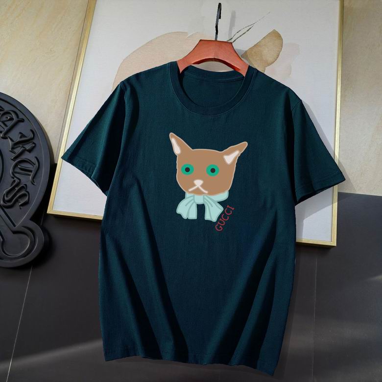Wholesale Cheap G ucci Short Sleeve T Shirts for Sale