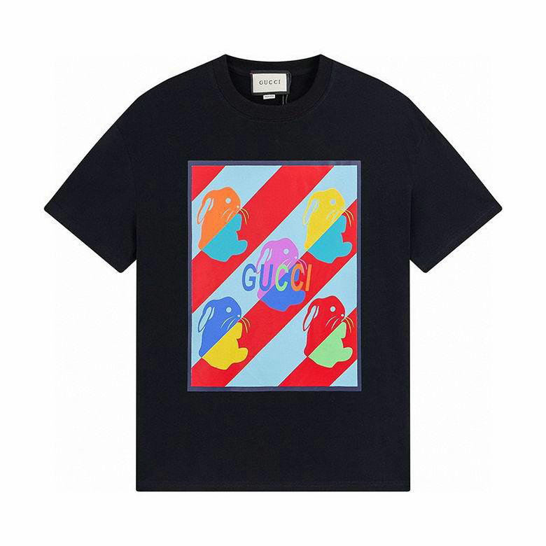 Wholesale Cheap G ucci Designer Short Sleeve T shirts for Sale