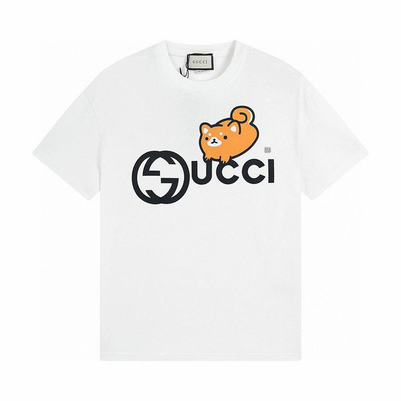 Wholesale Cheap G ucci Designer Short Sleeve T shirts for Sale