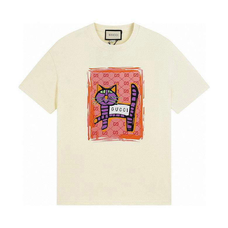 Wholesale Cheap G ucci Designer Short Sleeve T shirts for Sale