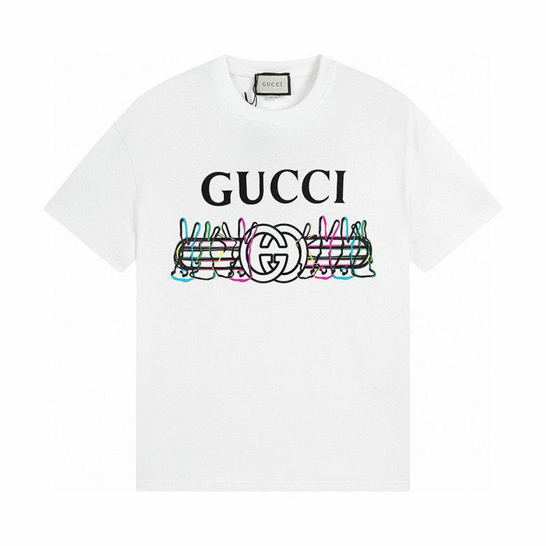 Wholesale Cheap G ucci Designer Short Sleeve T shirts for Sale