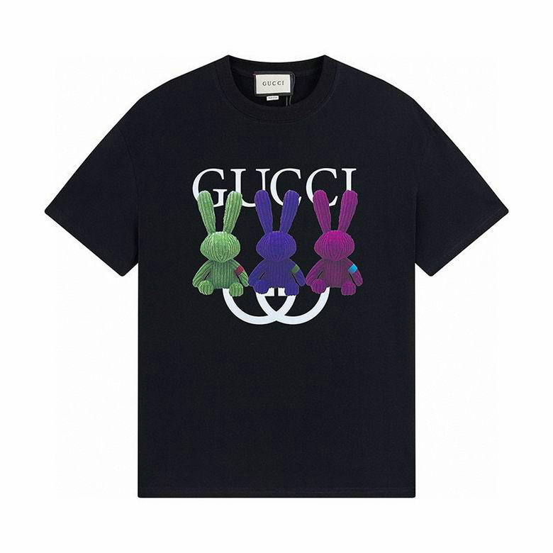 Wholesale Cheap G ucci Designer Short Sleeve T shirts for Sale