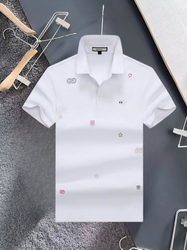 Wholesale Cheap High-quality men G.ucci Short Sleeve Lapel Replica Designer T Shirts for Sale