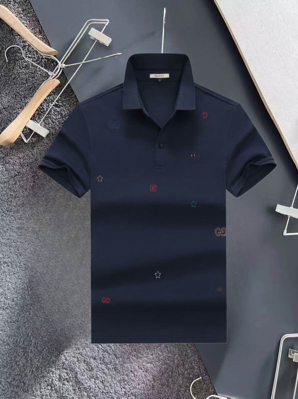 Wholesale Cheap High-quality men G.ucci Short Sleeve Lapel Replica Designer T Shirts for Sale